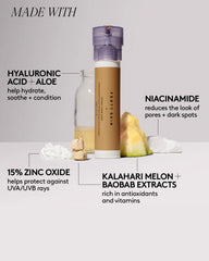 Hydra Vizor Huez Tinted Moisturizer Broad Spectrum Mineral SPF 30 Sunscreen Refill — 9